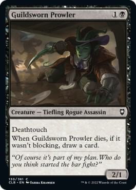 Guildsworn Prowler, Commander Legends: Battle for Baldur's Gate 130