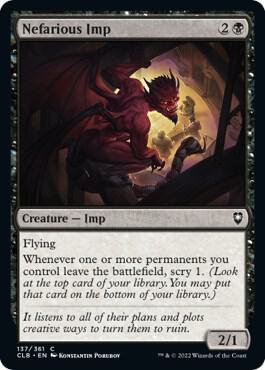 Nefarious Imp, Commander Legends: Battle for Baldur's Gate 137