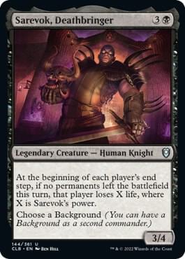 Sarevok, Deathbringer, Commander Legends: Battle for Baldur's Gate 144