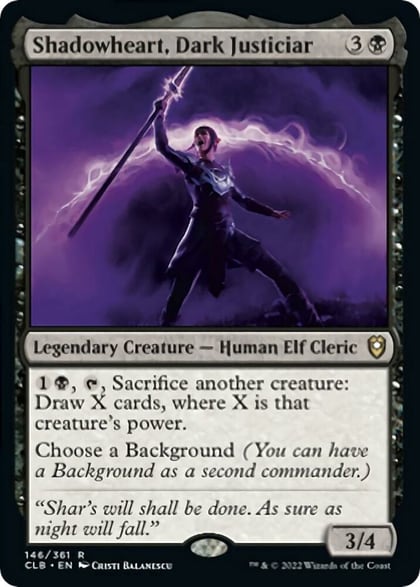 Shadowheart, Dark Justiciar, Commander Legends: Battle for Baldur's Gate 146