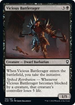 Vicious Battlerager, Commander Legends: Battle for Baldur's Gate 155