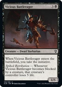 Vicious Battlerager, Commander Legends: Battle for Baldur's Gate 155