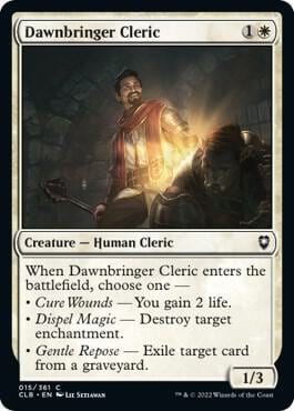Dawnbringer Cleric, Commander Legends: Battle for Baldur's Gate 15