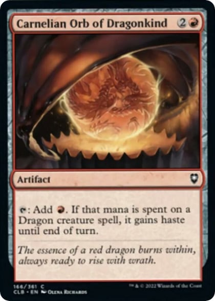 Carnelian Orb of Dragonkind, Commander Legends: Battle for Baldur's Gate 166