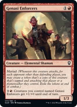 Genasi Enforcers, Commander Legends: Battle for Baldur's Gate 177