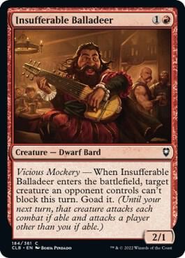Insufferable Balladeer, Commander Legends: Battle for Baldur's Gate 184