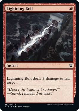 Lightning Bolt, Commander Legends: Battle for Baldur's Gate 187