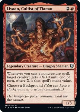 Livaan, Cultist of Tiamat, Commander Legends: Battle for Baldur's Gate 188