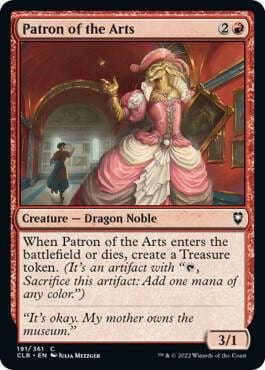 Patron of the Arts, Commander Legends: Battle for Baldur's Gate 191