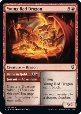 Young Red Dragon, Commander Legends: Battle for Baldur's Gate 210