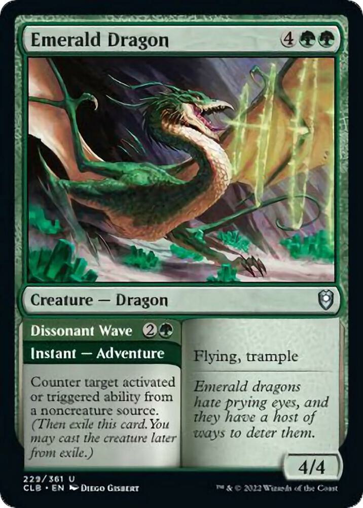 Emerald Dragon, Commander Legends: Battle for Baldur's Gate 229