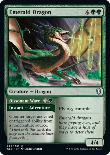 Emerald Dragon, Commander Legends: Battle for Baldur's Gate 229