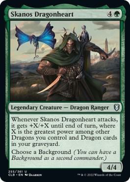 Skanos Dragonheart, Commander Legends: Battle for Baldur's Gate 255