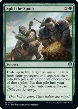 Split the Spoils, Commander Legends: Battle for Baldur's Gate 257