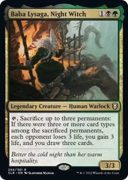 Baba Lysaga, Night Witch, Commander Legends: Battle for Baldur's Gate 266