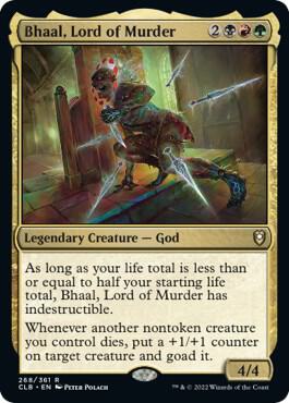 Bhaal, Lord of Murder, Commander Legends: Battle for Baldur's Gate 268