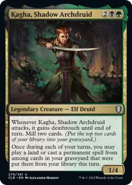 Kagha, Shadow Archdruid, Commander Legends: Battle for Baldur's Gate 279
