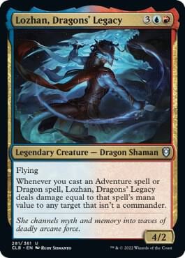 Lozhan, Dragons' Legacy, Commander Legends: Battle for Baldur's Gate 281