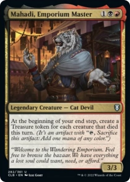 Mahadi, Emporium Master, Commander Legends: Battle for Baldur's Gate 282