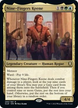 Nine-Fingers Keene, Commander Legends: Battle for Baldur's Gate 289