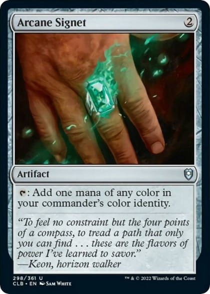 Arcane Signet, Commander Legends: Battle for Baldur's Gate 298