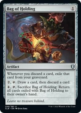 Bag of Holding, Commander Legends: Battle for Baldur's Gate 299