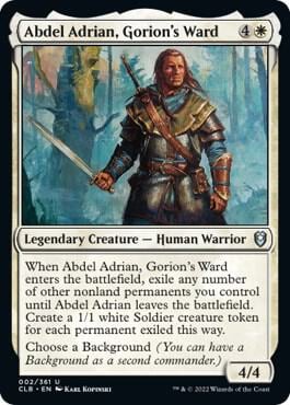 Abdel Adrian, Gorion's Ward, Commander Legends: Battle for Baldur's Gate 2