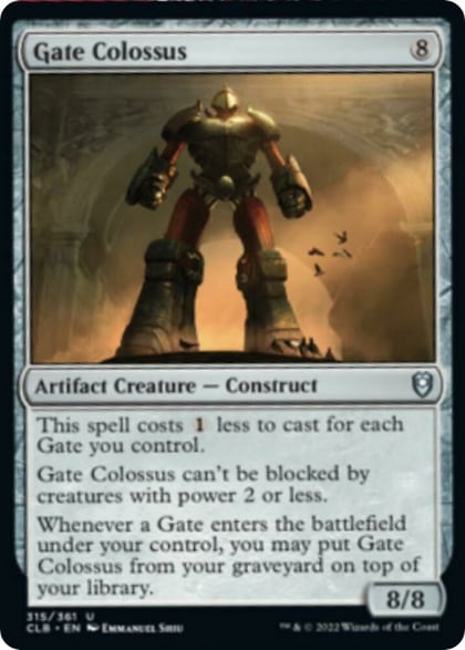Gate Colossus, Commander Legends: Battle for Baldur's Gate 315