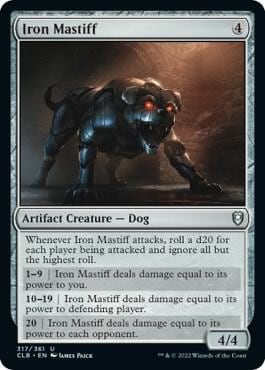 Iron Mastiff, Commander Legends: Battle for Baldur's Gate 317