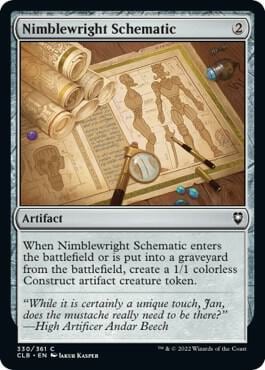 Nimblewright Schematic, Commander Legends: Battle for Baldur's Gate 330