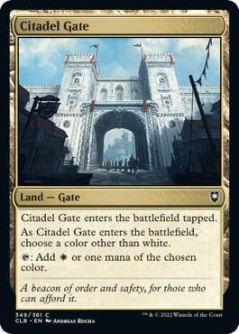 Citadel Gate, Commander Legends: Battle for Baldur's Gate 349