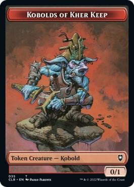Kobolds of Kher Keep // Treasure Double-Sided Token, Commander Legends: Battle for Baldur's Gate 35 // 17