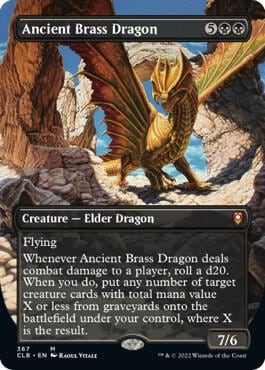 Ancient Brass Dragon (Borderless), Commander Legends: Battle for Baldur's Gate 367