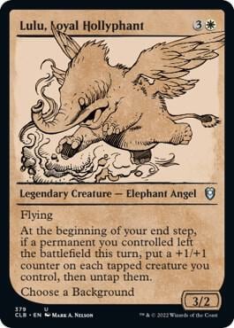 Lulu, Loyal Hollyphant (Showcase), Commander Legends: Battle for Baldur's Gate 379
