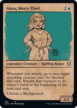 Alora, Merry Thief (Showcase), Commander Legends: Battle for Baldur's Gate 381