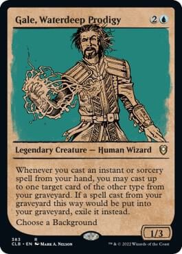Gale, Waterdeep Prodigy (Showcase), Commander Legends: Battle for Baldur's Gate 383