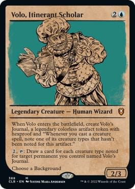 Volo, Itinerant Scholar (Showcase), Commander Legends: Battle for Baldur's Gate 388