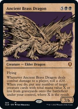 Ancient Brass Dragon (Showcase), Commander Legends: Battle for Baldur's Gate 389