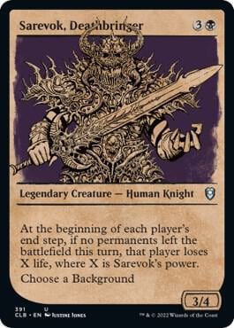 Sarevok, Deathbringer (Showcase), Commander Legends: Battle for Baldur's Gate 391