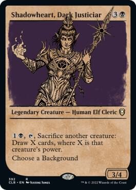 Shadowheart, Dark Justiciar (Showcase), Commander Legends: Battle for Baldur's Gate 392