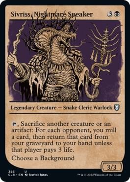 Sivriss, Nightmare Speaker (Showcase), Commander Legends: Battle for Baldur's Gate 393