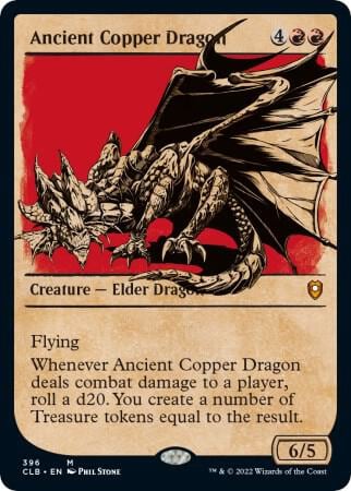 Ancient Copper Dragon (Showcase), Commander Legends: Battle for Baldur's Gate 396