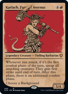 Karlach, Fury of Avernus (Showcase), Commander Legends: Battle for Baldur's Gate 400