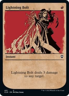 Lightning Bolt (Showcase), Commander Legends: Battle for Baldur's Gate 401