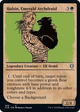 Halsin, Emerald Archdruid (Showcase), Commander Legends: Battle for Baldur's Gate 408