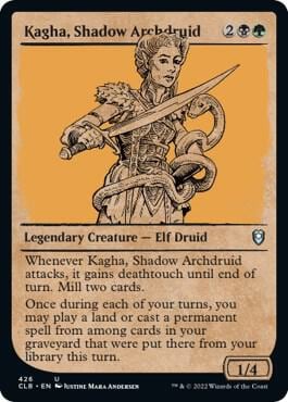 Kagha, Shadow Archdruid (Showcase), Commander Legends: Battle for Baldur's Gate 426