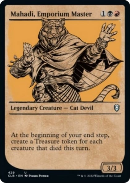 Mahadi, Emporium Master (Showcase), Commander Legends: Battle for Baldur's Gate 429
