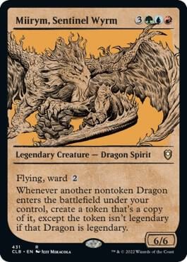 Miirym, Sentinel Wyrm (Showcase), Commander Legends: Battle for Baldur's Gate 431