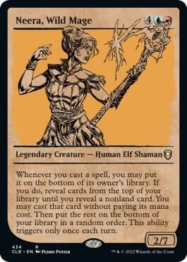 Neera, Wild Mage (Showcase), Commander Legends: Battle for Baldur's Gate 434