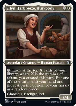Ellyn Harbreeze, Busybody (Foil Etched), Commander Legends: Battle for Baldur's Gate 472